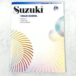 Suzuki Violin School Vol 1 Book & CD Revised Edition Instructional Guide